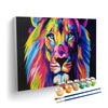 Kit de Tela Pintura Numerada 60x42cm - Leão Artístico