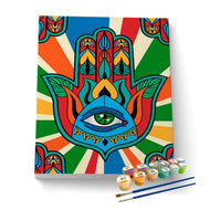 Kit de Tela Pintura Numerada 30x42cm - Amuleto