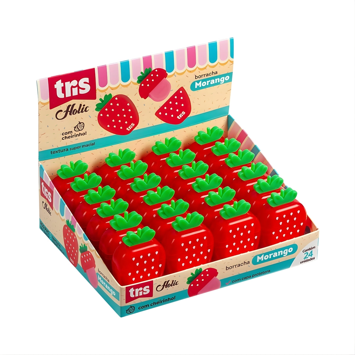 Borracha Holic Morango - Tris