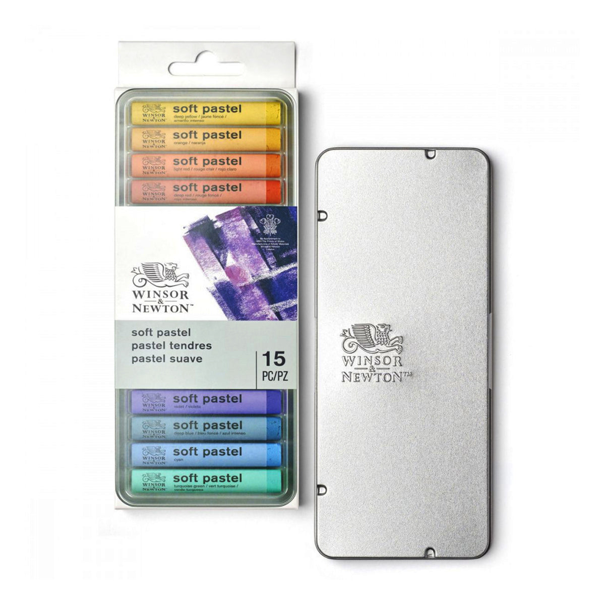 Estojo Giz Pastel Seco Soft Winsor & Newton com 15 Cores