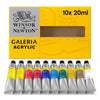 Estojo Tinta Acrilica Galeria Winsor & Newton 20ml com 10 Cores