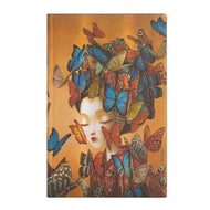 Caderno Paperblanks Madame Butterfly Capa Flexível Maxi 120g/m² 14x22cm 192 Páginas Pontilhado - Fb8137-1