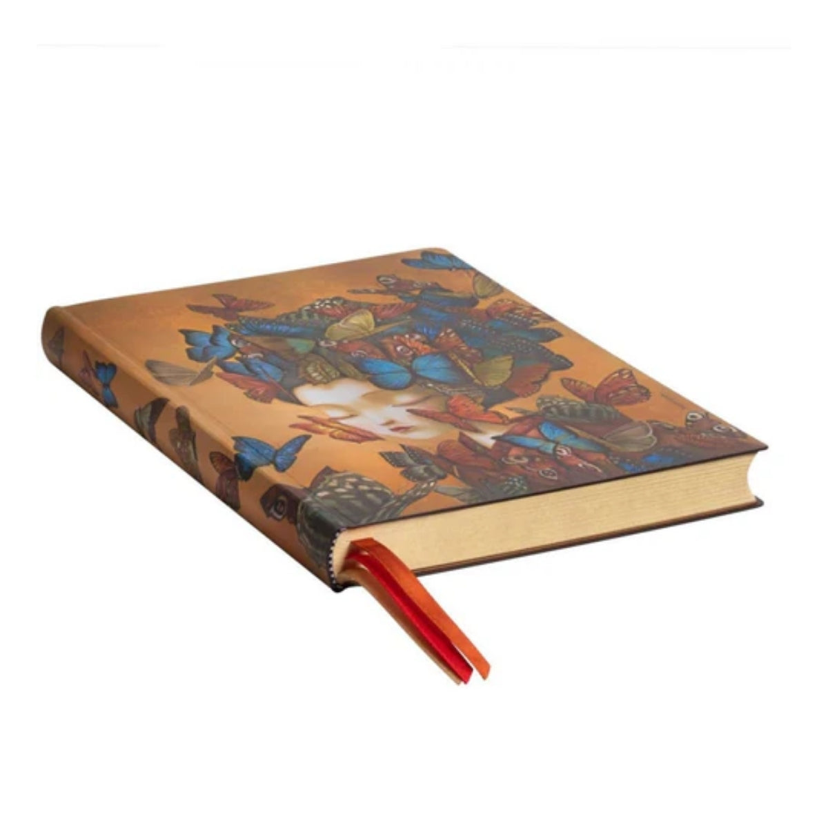 Caderno Paperblanks Madame Butterfly Capa Flexível Maxi 120g/m² 14x22cm 192 Páginas Pontilhado - Fb8137-1