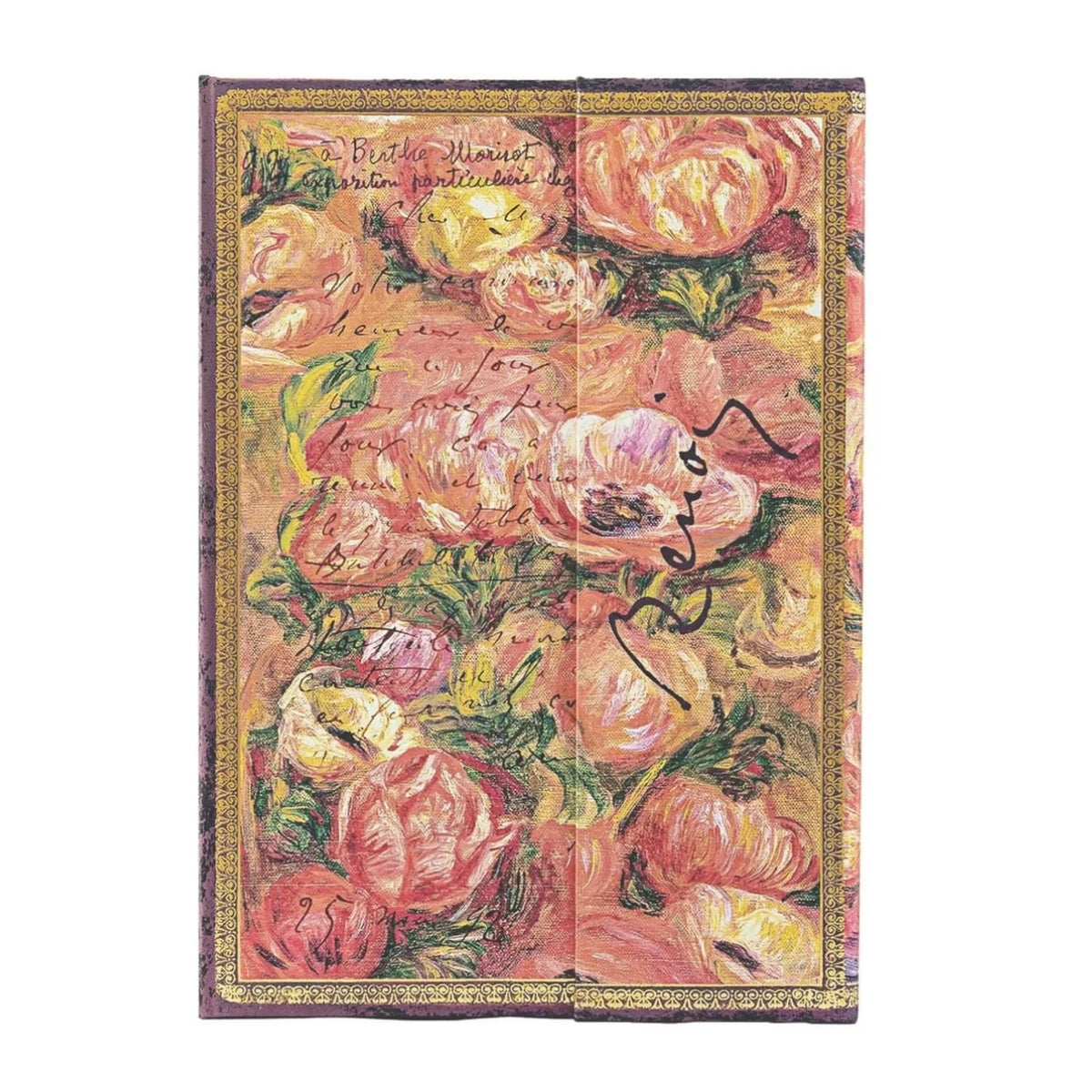 Caderno Paperblanks Renoir Letter To Morisot Capa Dura Midi 120g/m² 13x18cm 144 Páginas com Pauta - Pb9669-6