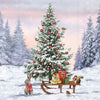 Guardanapo para Decoupage Ambiente 33x33cm com 20 Unidades - Animais de Inverno Natal