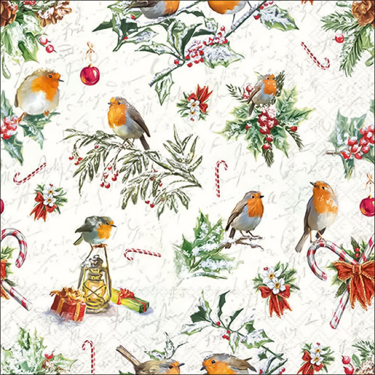 Guardanapo para Decoupage Ambiente 33x33cm com 20 Unidades - Enfeites de Natal
