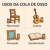 Cola de Osso para Conservação e Restauração Cromacolor 100g 4600  