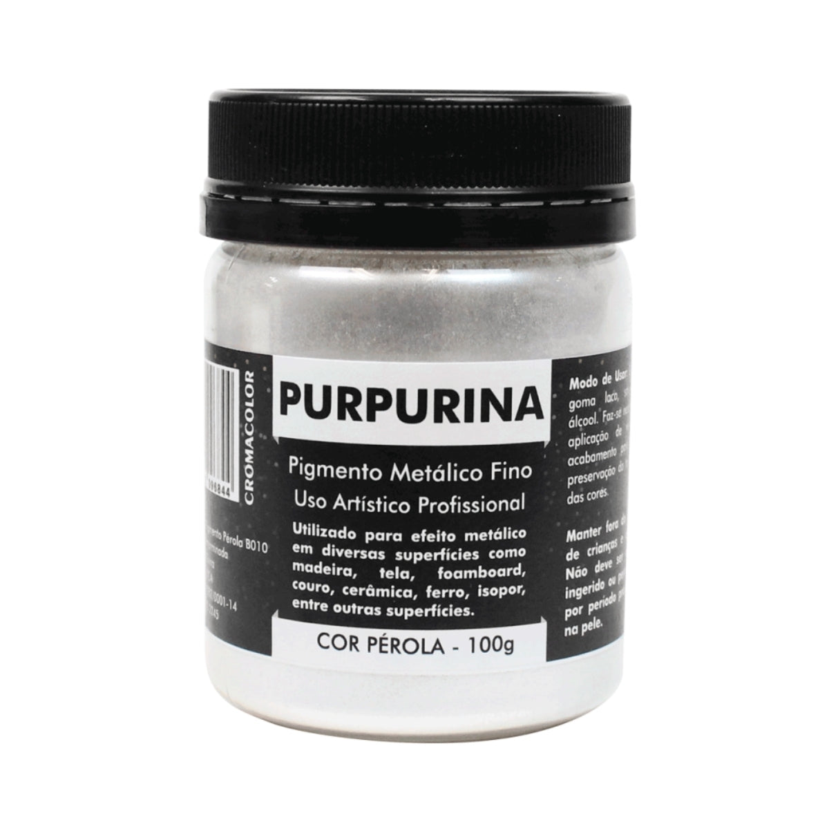 Purpurina em Pó Pérola Cromacolor 100g 96844  