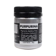 Purpurina em Pó Prata Cromacolor 60g 96820