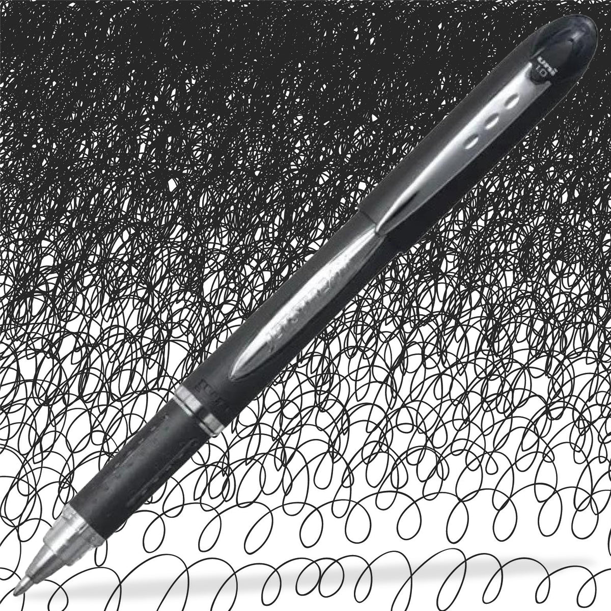 Caneta para Papel Rollerball Jetstream 1.0Mm Uniball - Preto