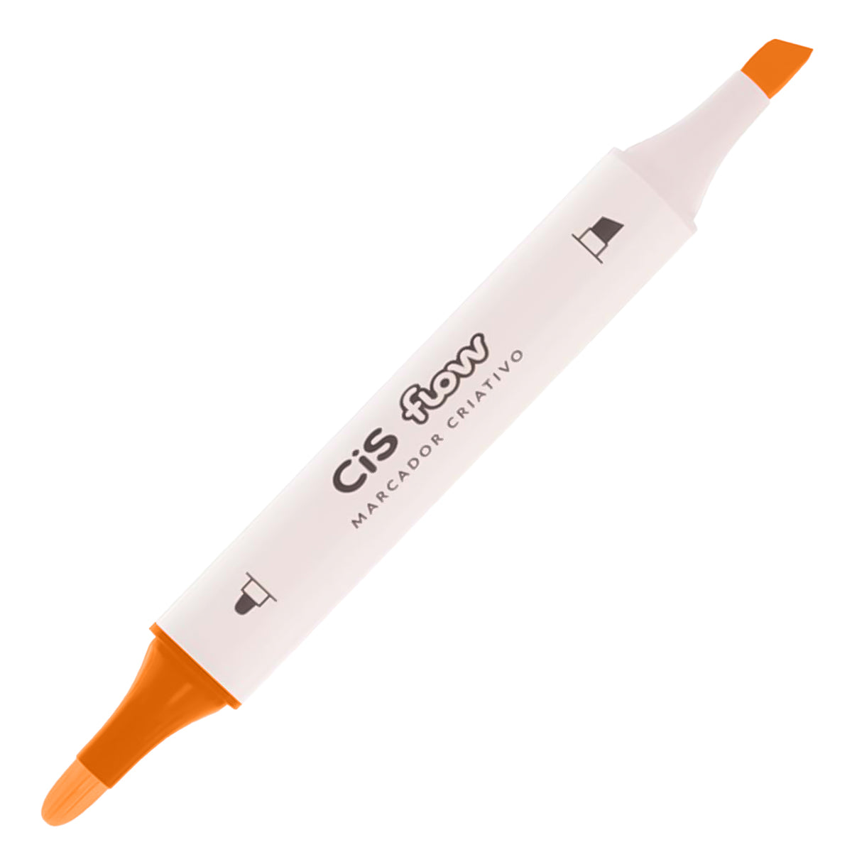 205167-marcador-criativo-cis-flow-ponta-dupla-023---laranja-464777