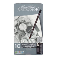 Kit para Desenho Aquarelável Artino Cretacolor com 10 Peças - 400 21