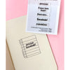 Mini Carimbo Notas 3 Scrapbook Planner - Lilipop