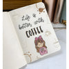 Mini Carimbo Menina Café Scrapbook - Lilipop