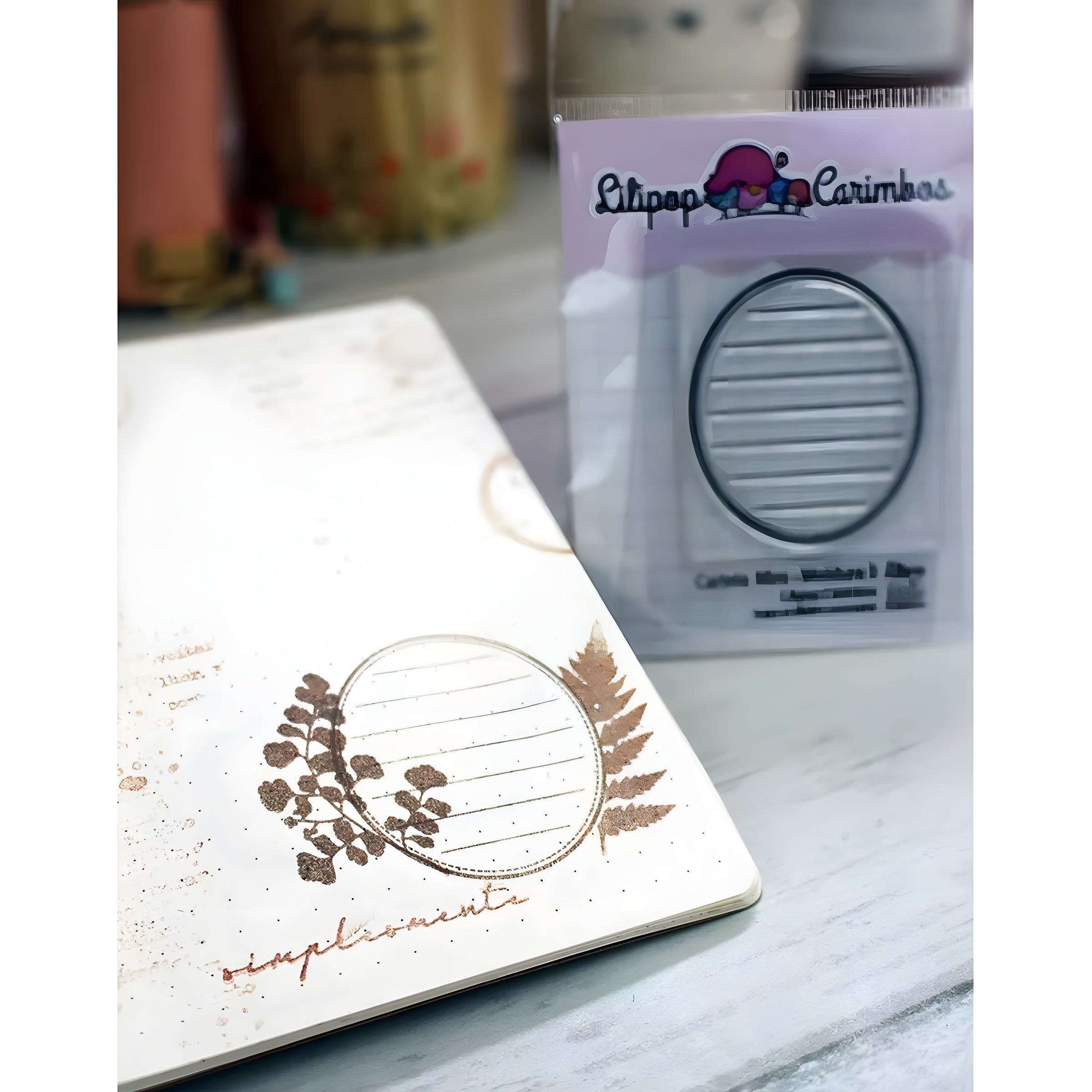 Mini Carimbo Moldura 3 Scrapbook - Lilipop