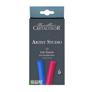 Estojo Giz Pastel Seco Soft Artist Studio Cretacolor 12 Cores - 49012