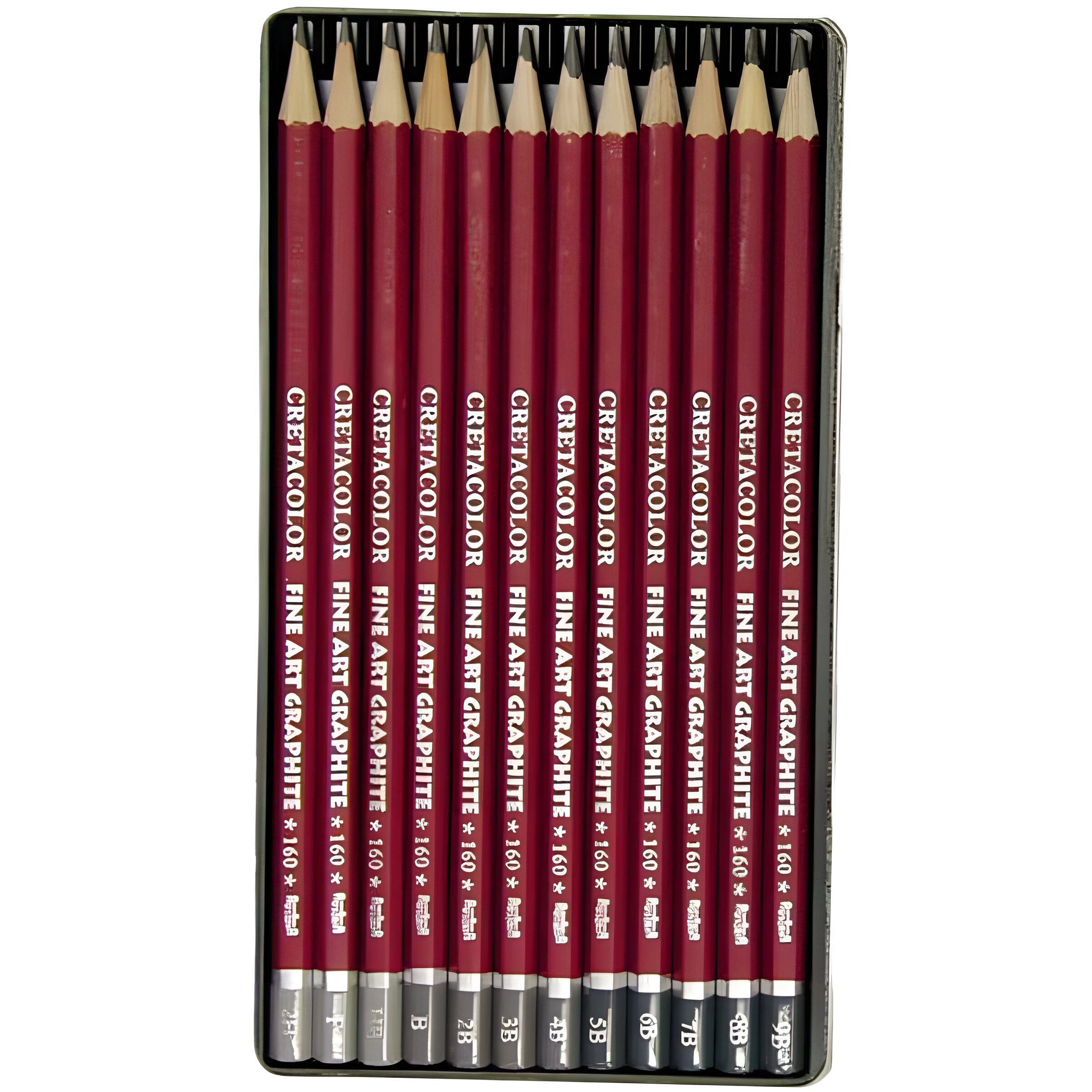 Estojo Lápis Grafite Cleos Fine Art Cretacolor Graduado com 12 Peças - 16052