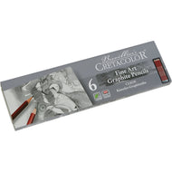 Estojo Lápis Grafite Cleos Fine Art Cretacolor Graduado com 6 Peças - 16025