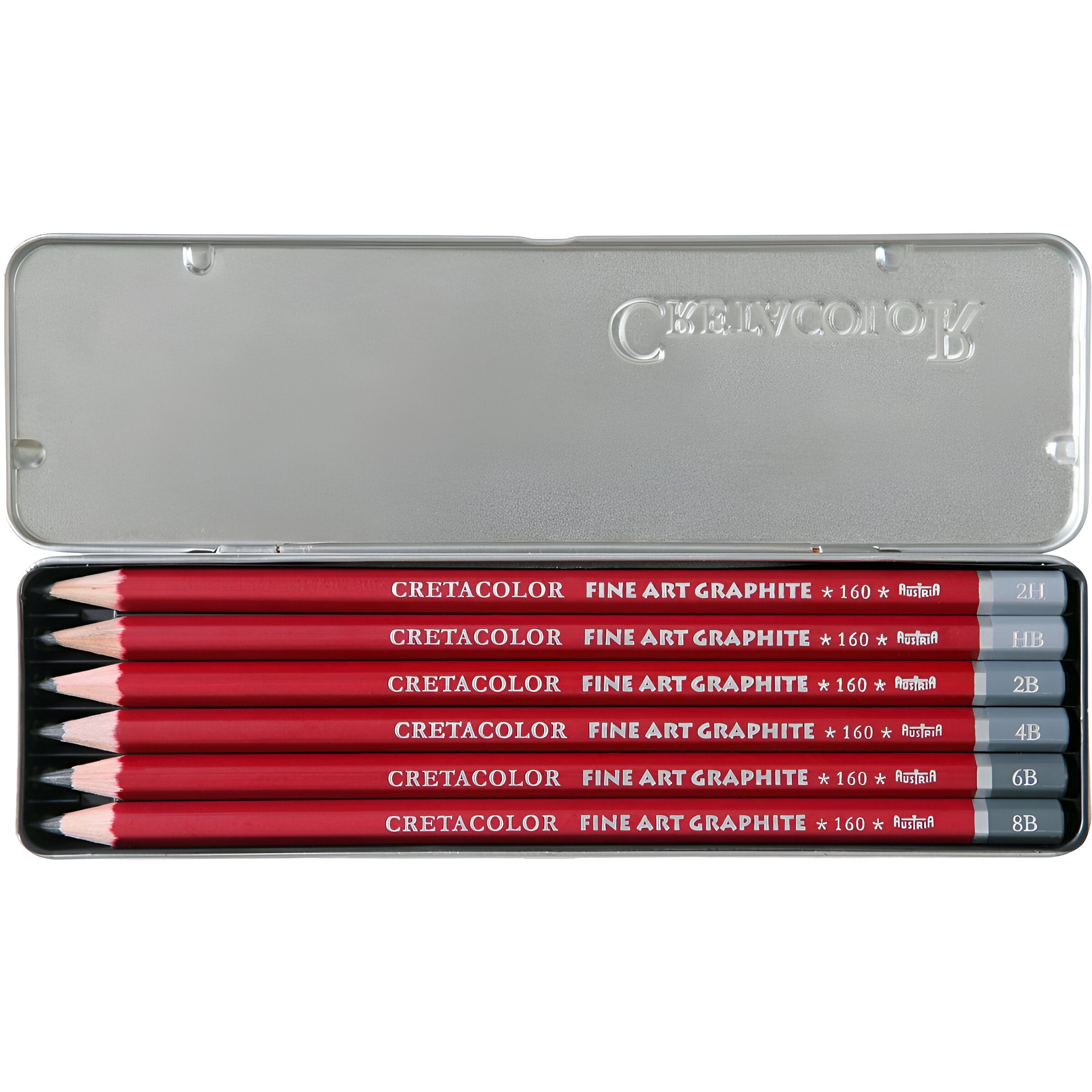 Estojo Lápis Grafite Cleos Fine Art Cretacolor Graduado com 6 Peças - 16025