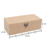 Caixa Mini Chandon com Dobradiça para 1 Taça Mdf Cru 24,5x9,5x8,7cm 3mm