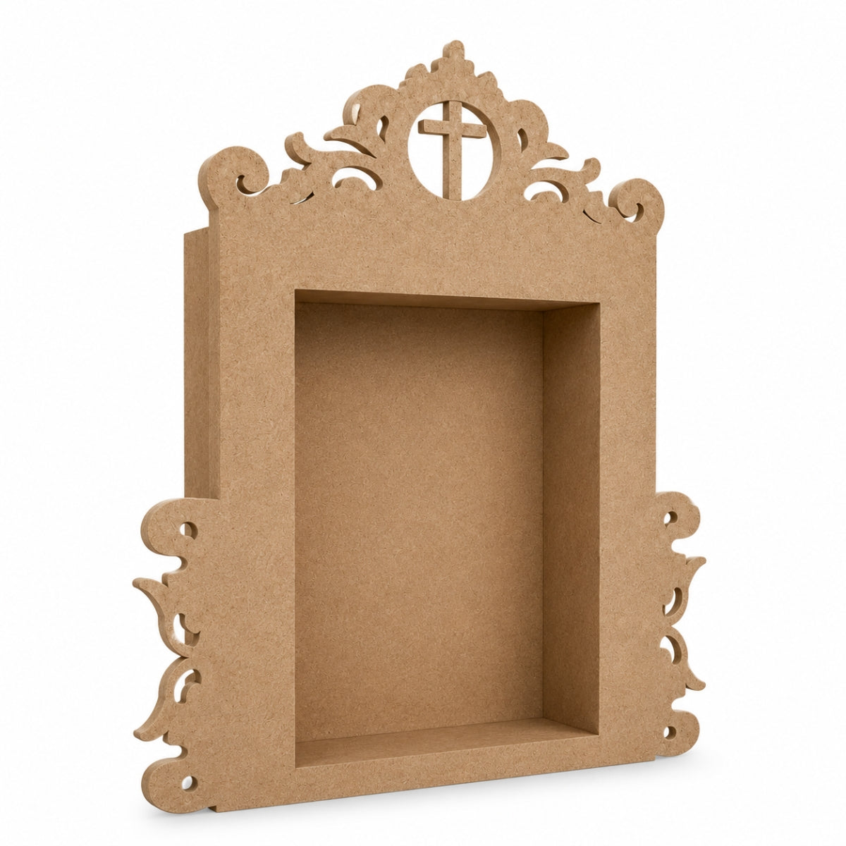 Oratório Mdf Cru 31x26cm 6mm