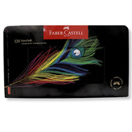 Estojo Lápis de Cor Supersoft 120 Cores Estojo Metálico - Faber-castell 210743