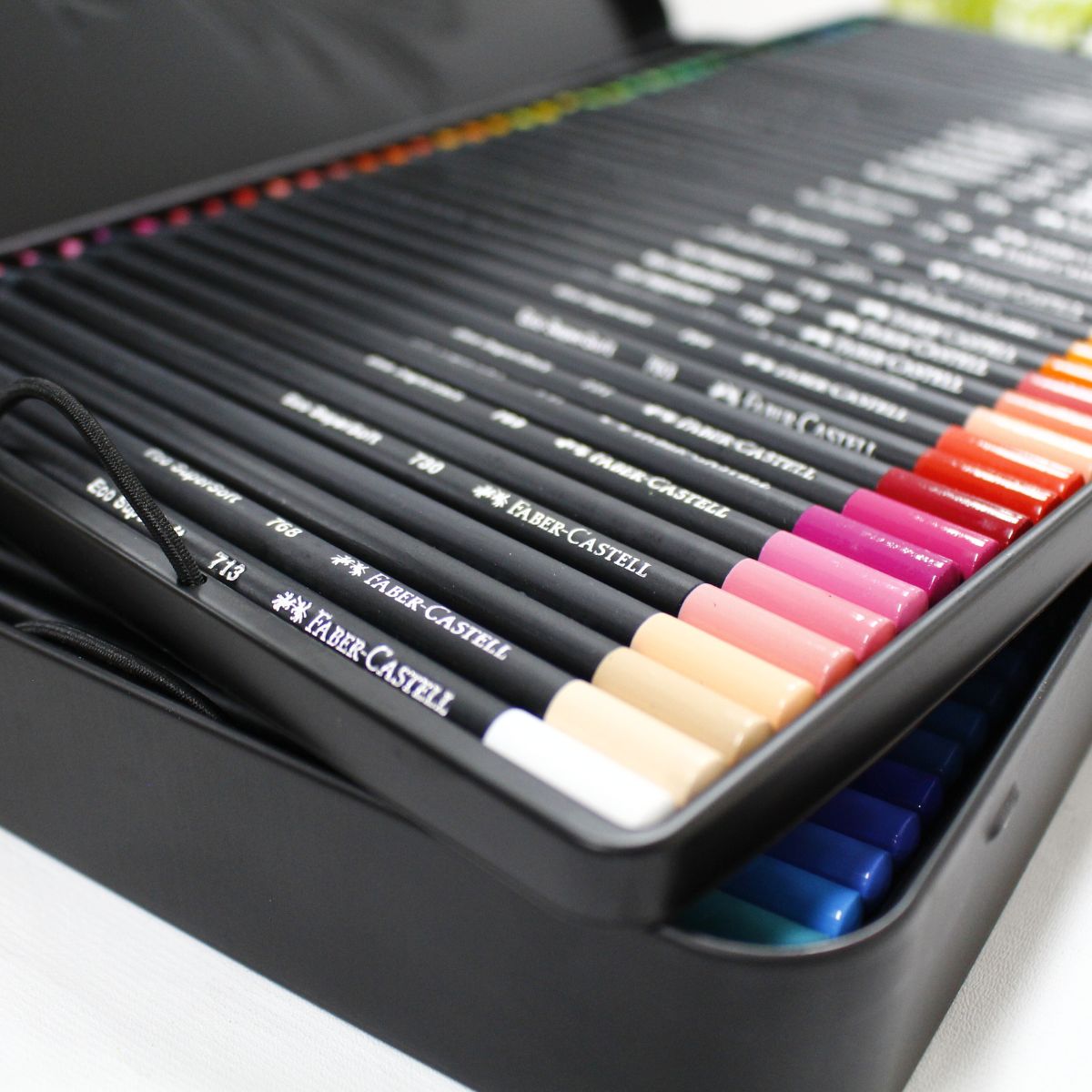 Estojo Lápis de Cor Supersoft 120 Cores Estojo Metálico - Faber-castell 210743