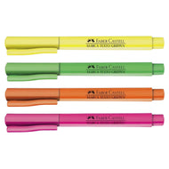 Estojo Marca Texto Grifpen Ponta Chanfrada 4 Cores - Faber-castell Mt/eszf