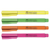 Estojo Marca Texto Grifpen Ponta Chanfrada 4 Cores - Faber-castell Mt/eszf