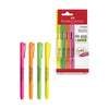 Estojo Marca Texto Grifpen Ponta Chanfrada 4 Cores - Faber-castell Mt/eszf