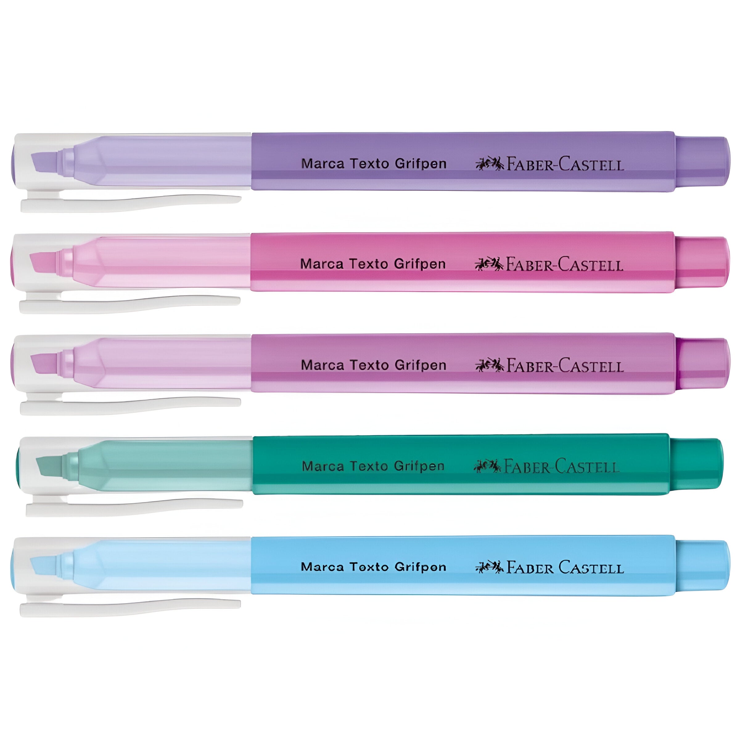 Estojo Marca Texto Grifpen Ponta Chanfrada Cheirinho 5 Cores Relaxa & Reequilibra - Faber-castell Mt/es5rrzf