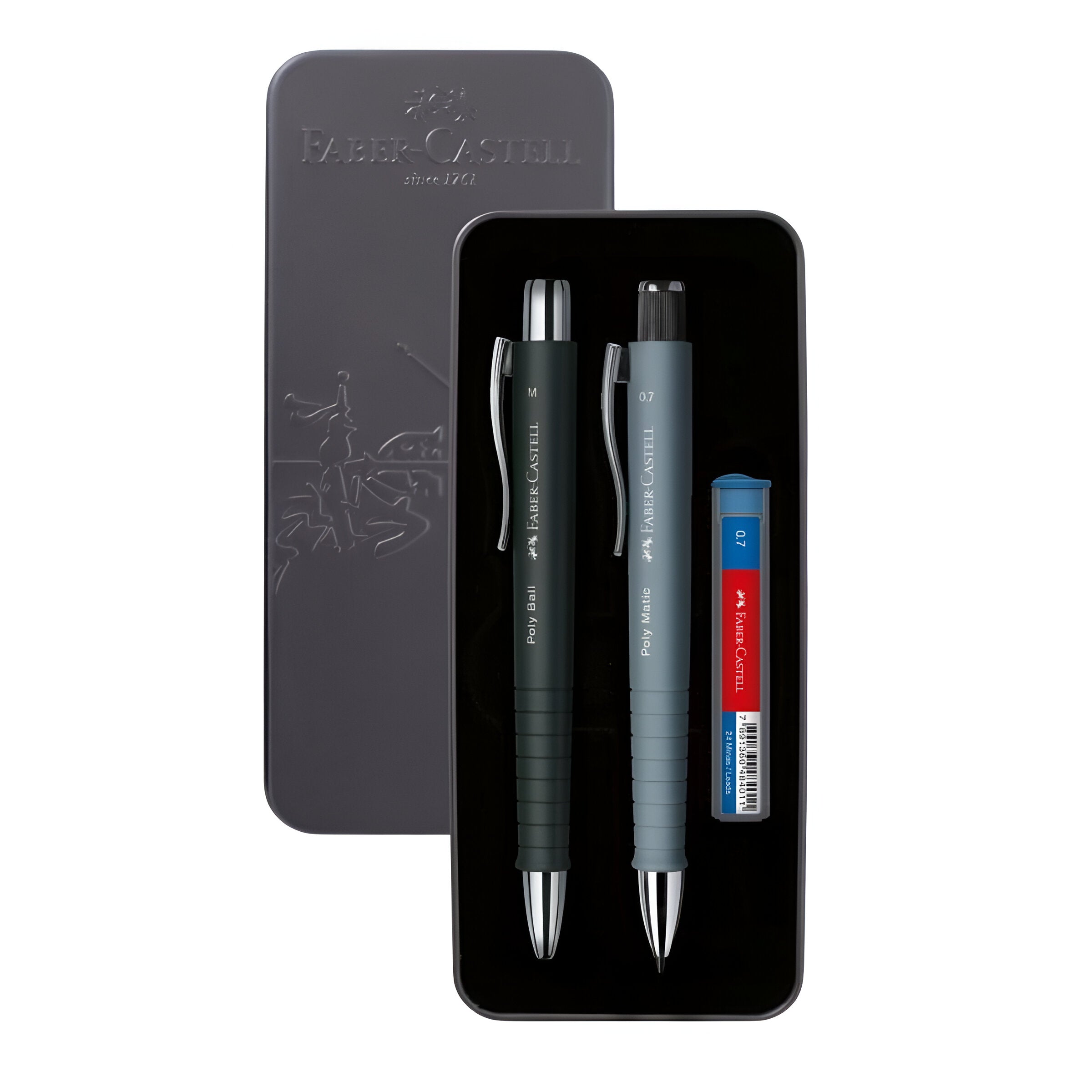 Caneta Poly Ball 1,0mm + Lapiseira 0,7mm com Mina - Faber-castell Es/eslppoly