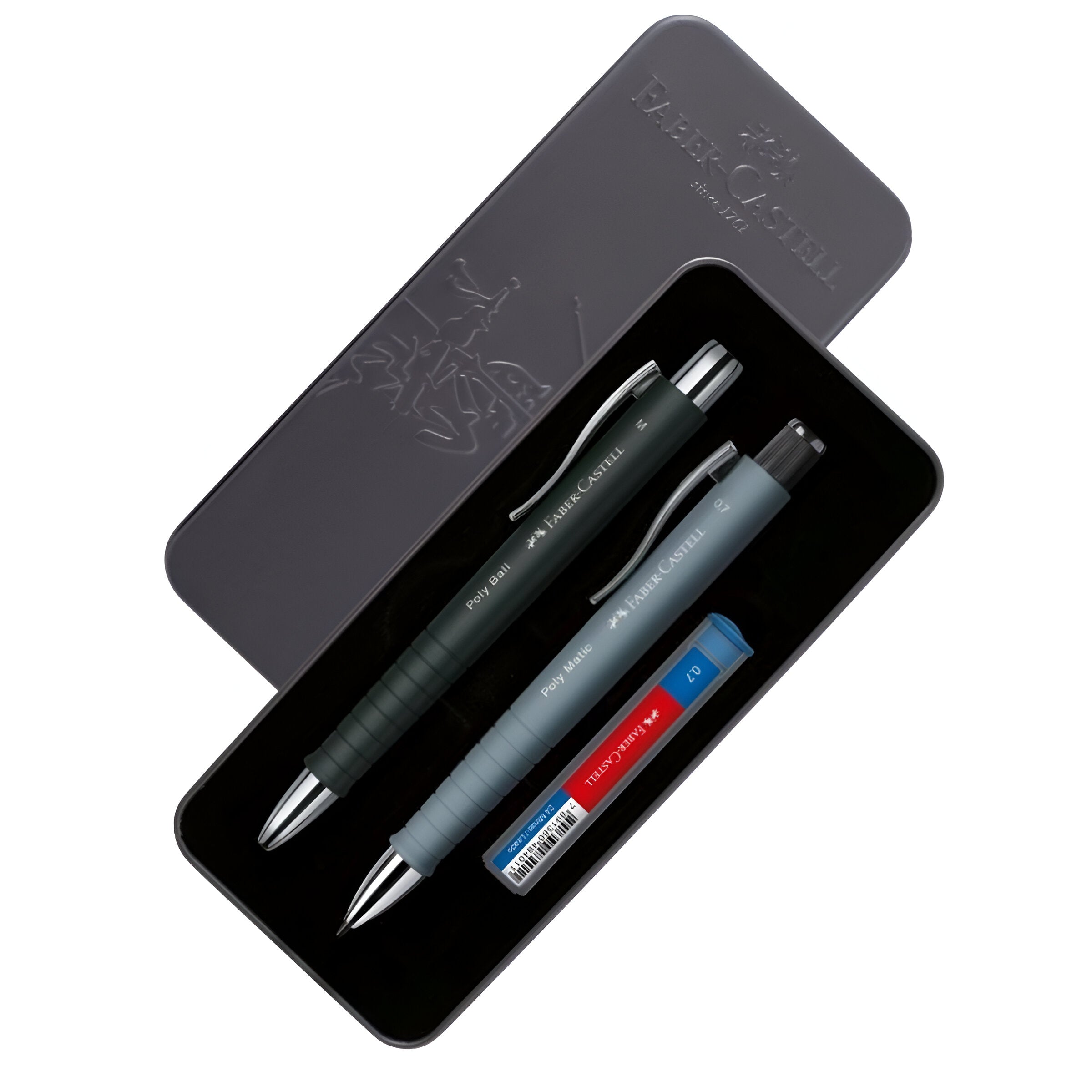 Caneta Poly Ball 1,0mm + Lapiseira 0,7mm com Mina - Faber-castell Es/eslppoly