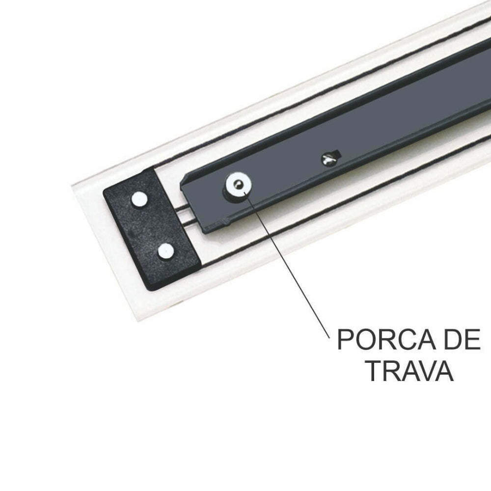 Régua Paralela Desetec Trident 90cm para Desenho Técnico - Modelo 6309
