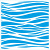 Stencil Coleção Mar Doce Lar Ondas do Mar 20x20cm para Pintura Decorativa e Artesanato Stxx-305 - Litoarte