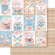 Papel Scrap Dupla Face Lili Negrão Coleção Amor com Arte 30 5x30 5cm 30,5x30,5cm para Scrapbook e Papelaria Criativa Sd1-105 - Litoarte