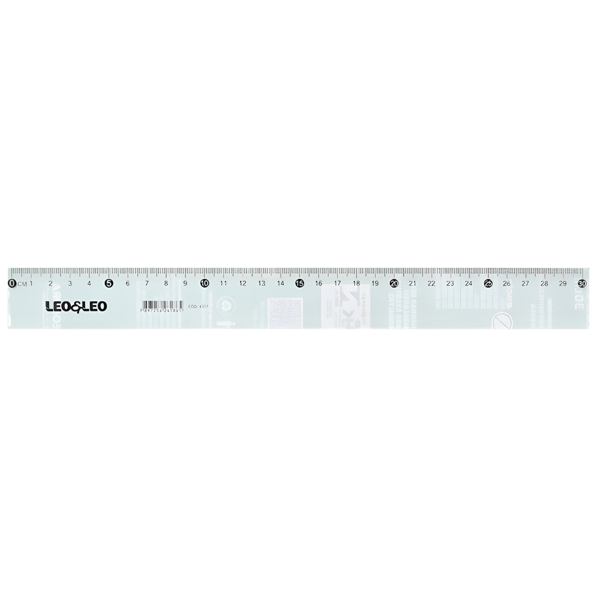 Régua Transparente 30cm - Leo & Leo 4327