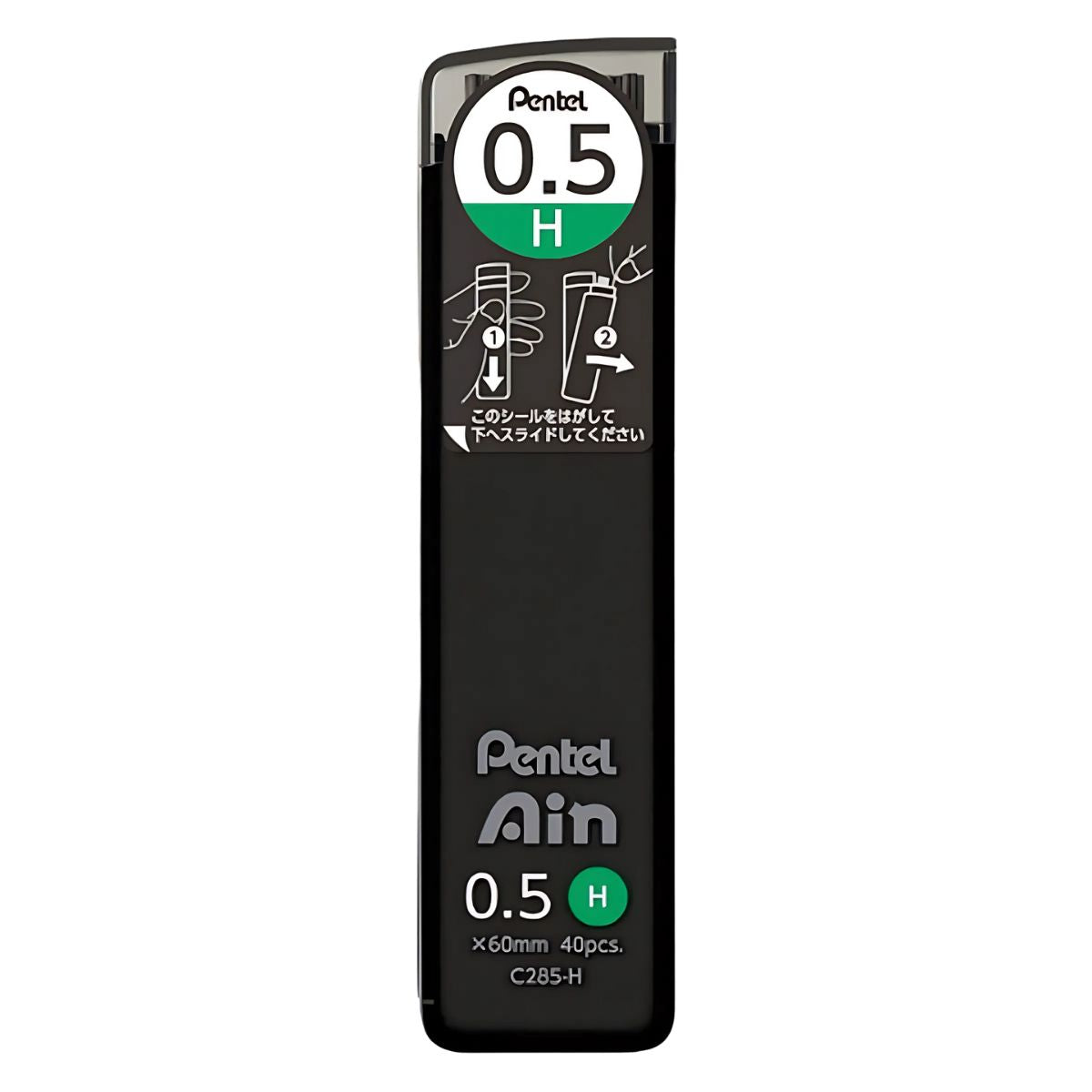Tubo Mina Grafite Ain Stein 0.5mm Pentel Com 40 Unidades