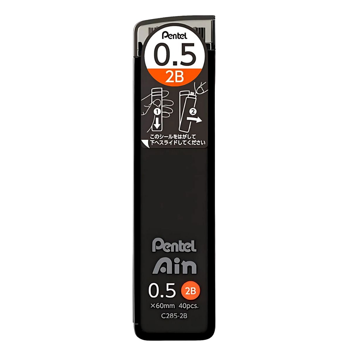 Tubo Mina Grafite Ain Stein 0.5mm Pentel Com 40 Unidades