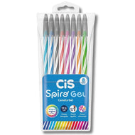 Caneta Gel Esferográfica Spiro 8 Unidades - 5.7744 - Cis