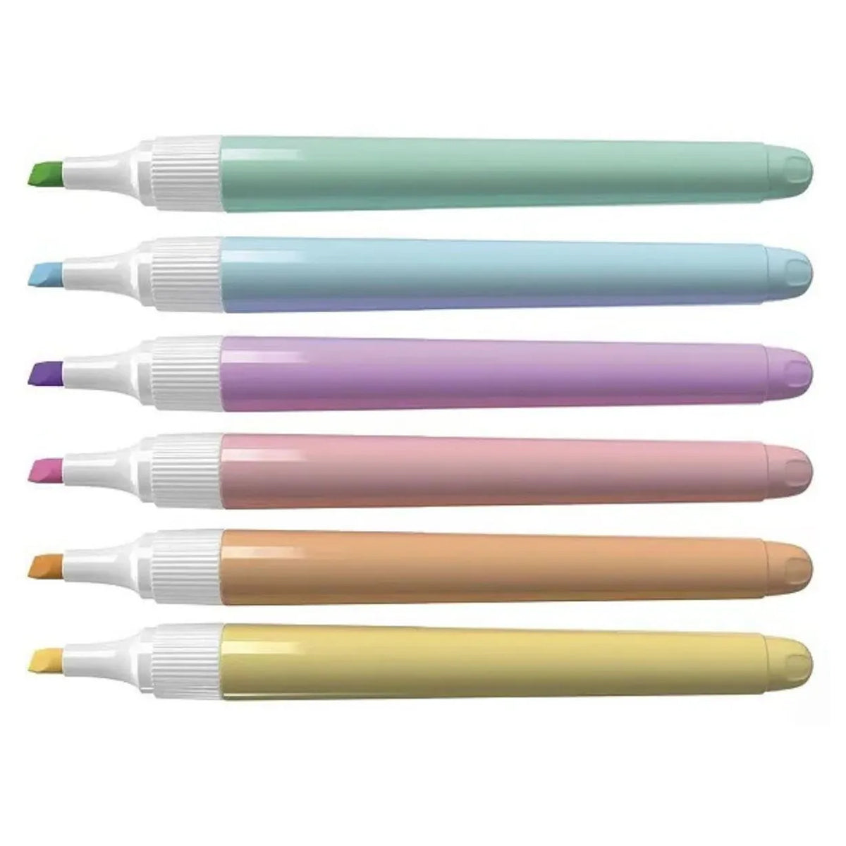 Estojo de Marca Texto Lumini Lite 3.5Mm com 6 Cores - Pastel - Cis