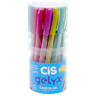 Estojo de Caneta Gel Gelyx 1.0Mm Metallic com 24 Cores - Cis