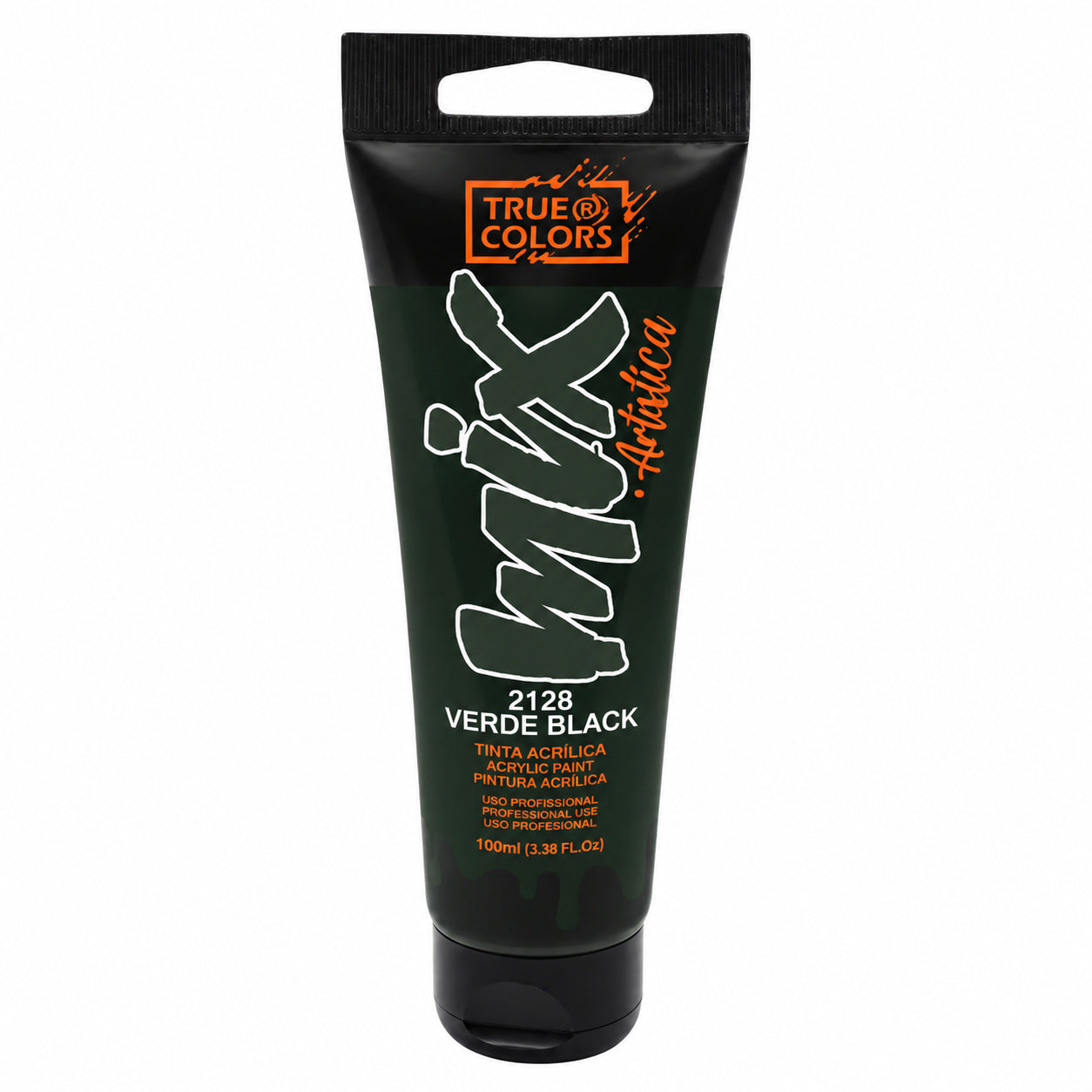 206195-tinta-acrilica-artistica-true-colors-mix-120ml-2128-verde-black-595472