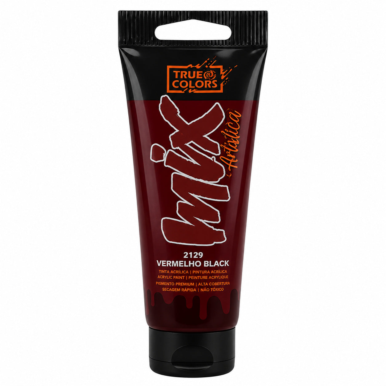 206199-tinta-acrilica-artistica-true-colors-mix-120ml-2129-vermelho-black-595478