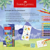 Estojo Lápis de Cor Ecolápis Coleção Dinossauro 12 Cores + 2 Misturinha - Faber-castell 120912+2dino