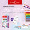 Estojo Lápis de Cor Ecolápis Coleção Unicórnio 12 Cores + 2 Misturinha - Faber-castell 120912+2uni