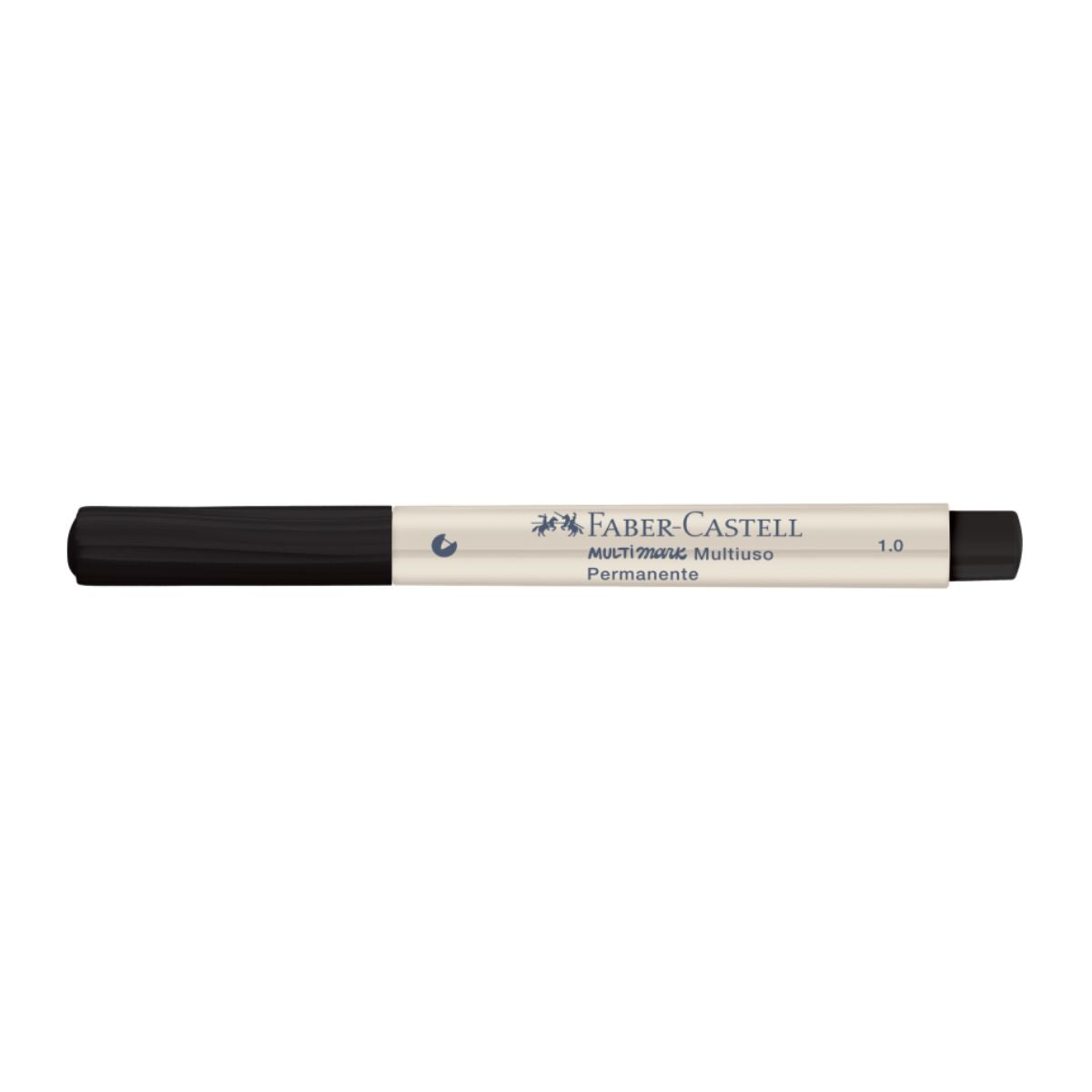 Estojo Marcador Multimark Permanente 1,0mm Branco/preto - Faber-castell Mm/es102pbzf