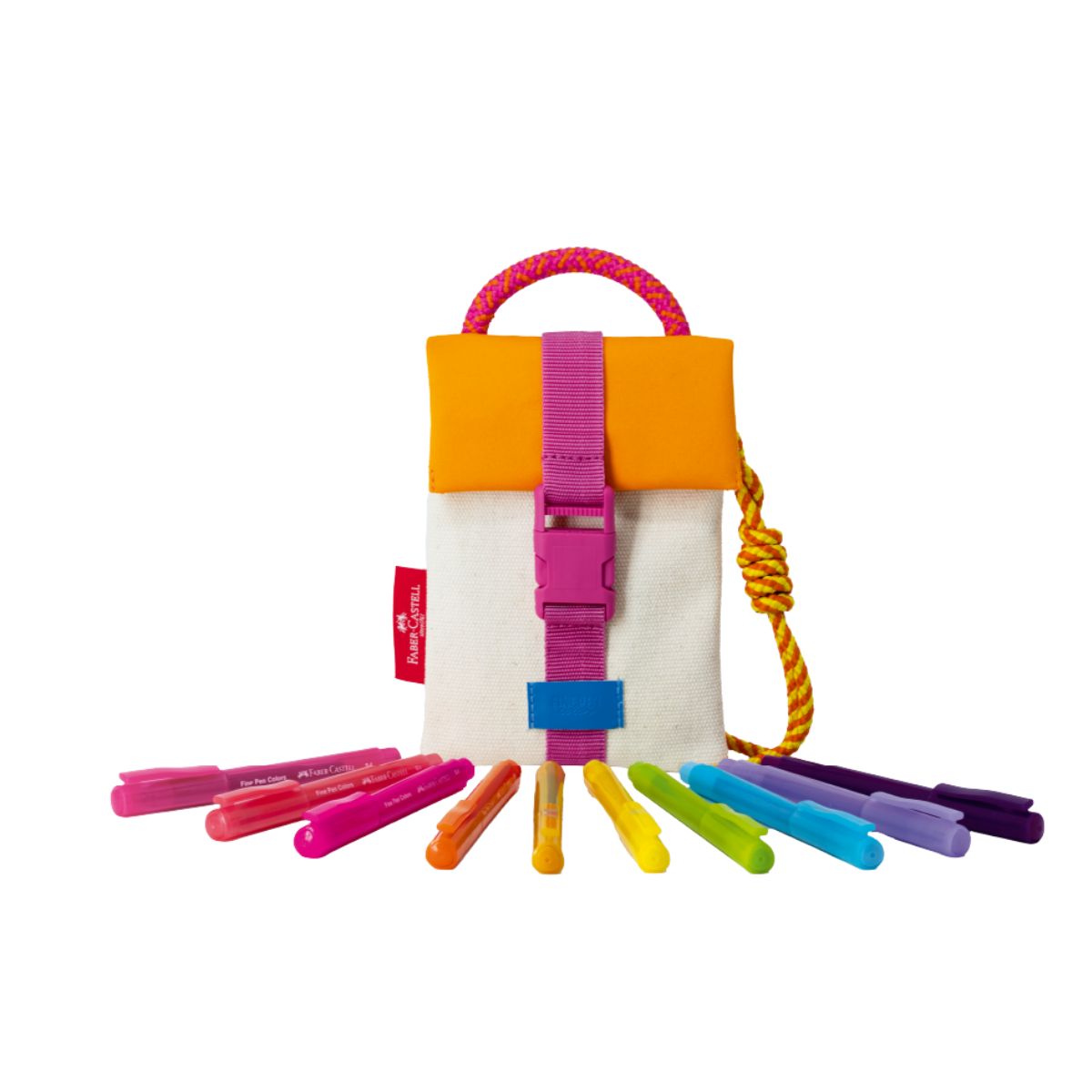 Estojo Fine Pen Shoulder Bag Summer com 11 Peças - Faber-castell Fpb/essmrzf