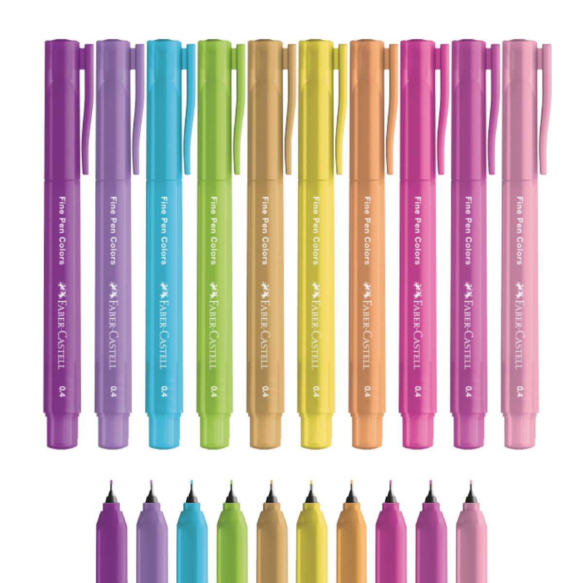 Estojo Fine Pen Shoulder Bag Summer com 11 Peças - Faber-castell Fpb/essmrzf