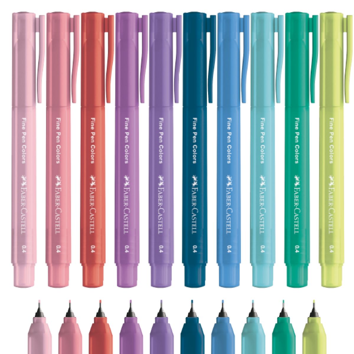 Estojo Fine Pen Shoulder Bag Breeze com 11 Peças - Faber-castell Fpb/esbrzzf